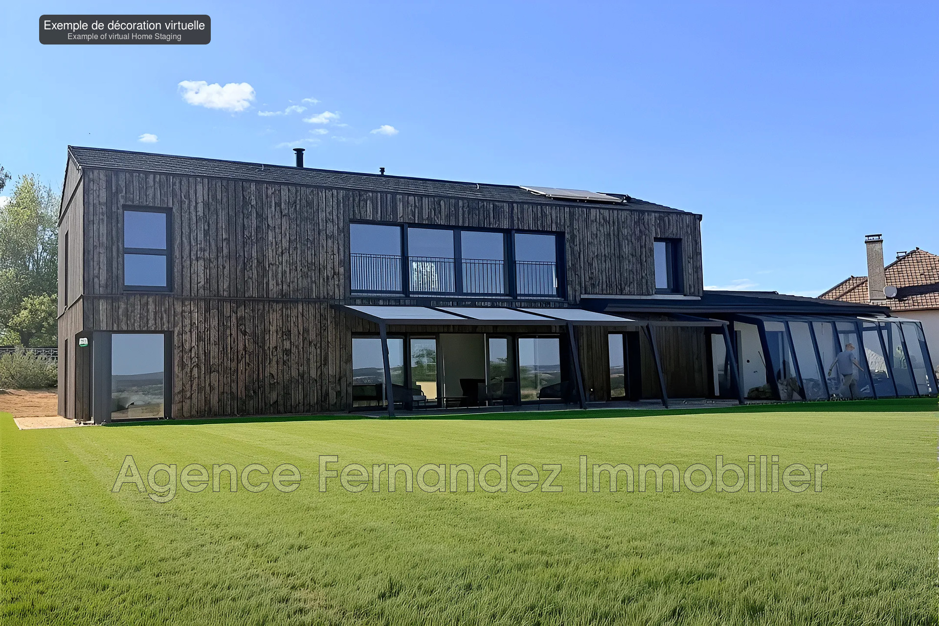 Maison passive de 139 m2 habitables. Tres belle vue dégagée.