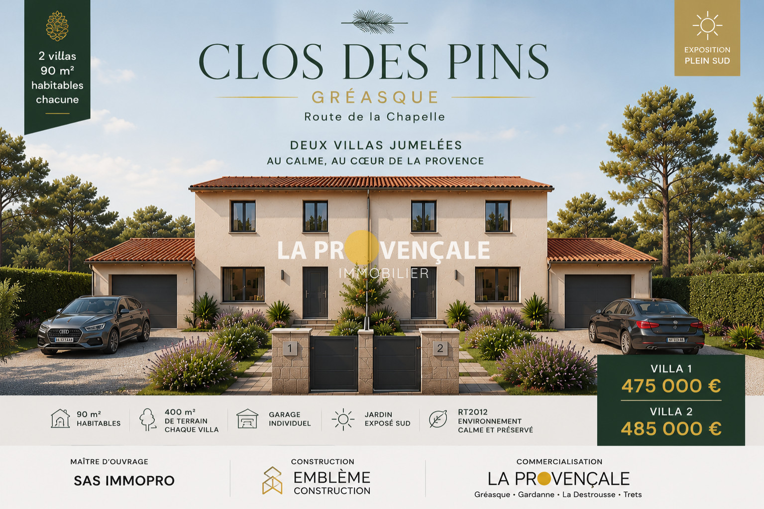 Agence immobilière de La Provençale Gréasque