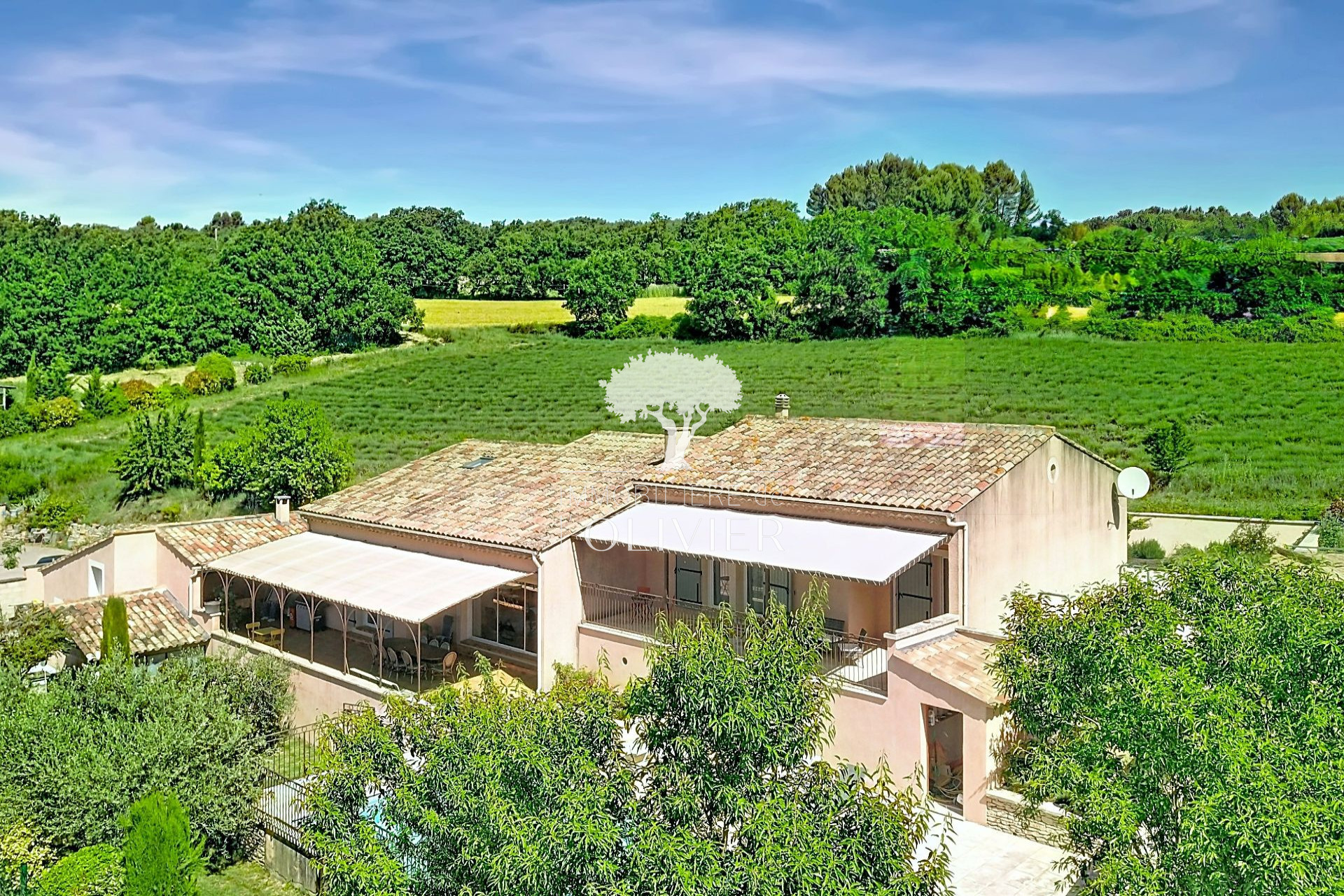 Luberon - Propriété 5 chambres avec Vue - Saignon
