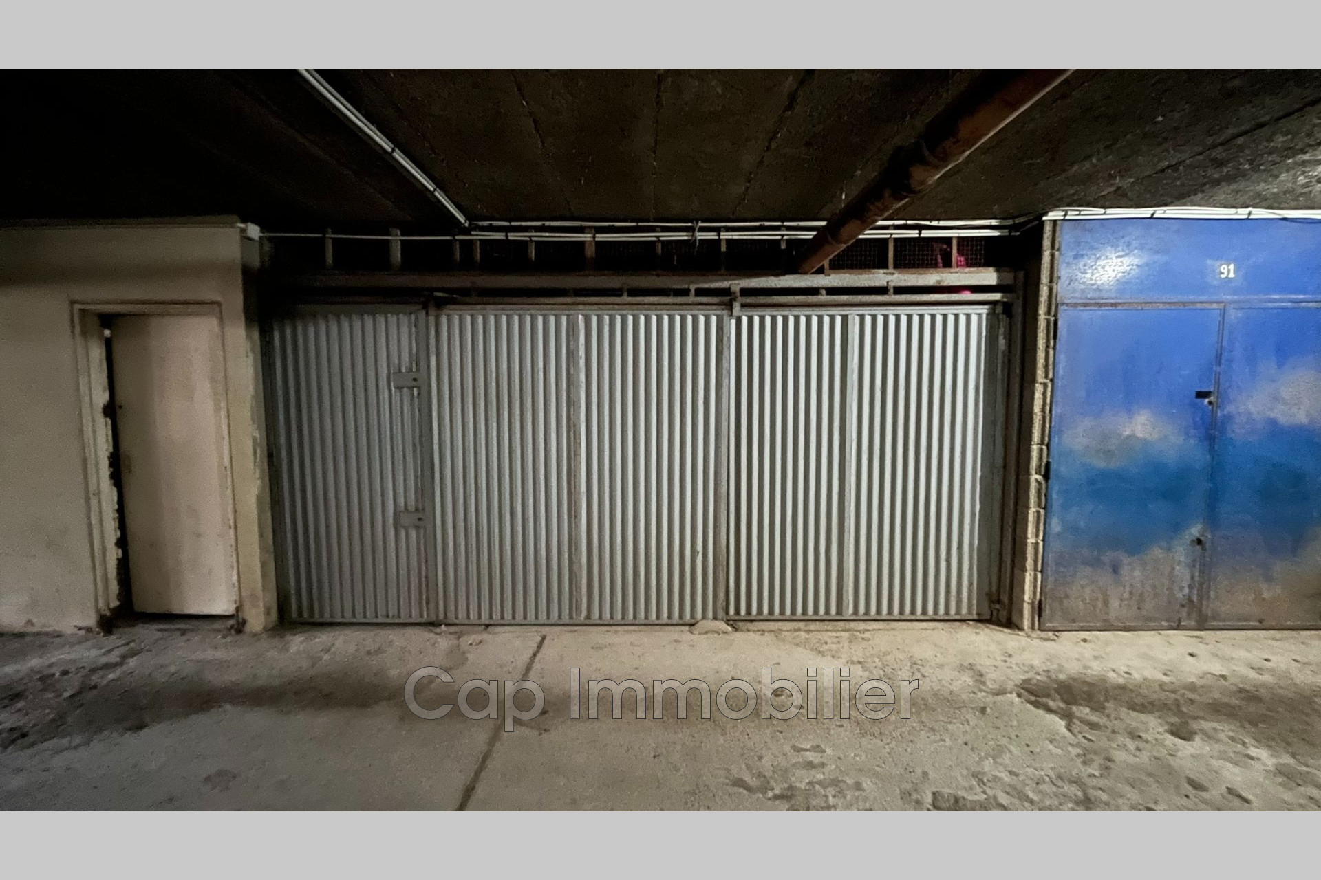 Vente garage en sous sol