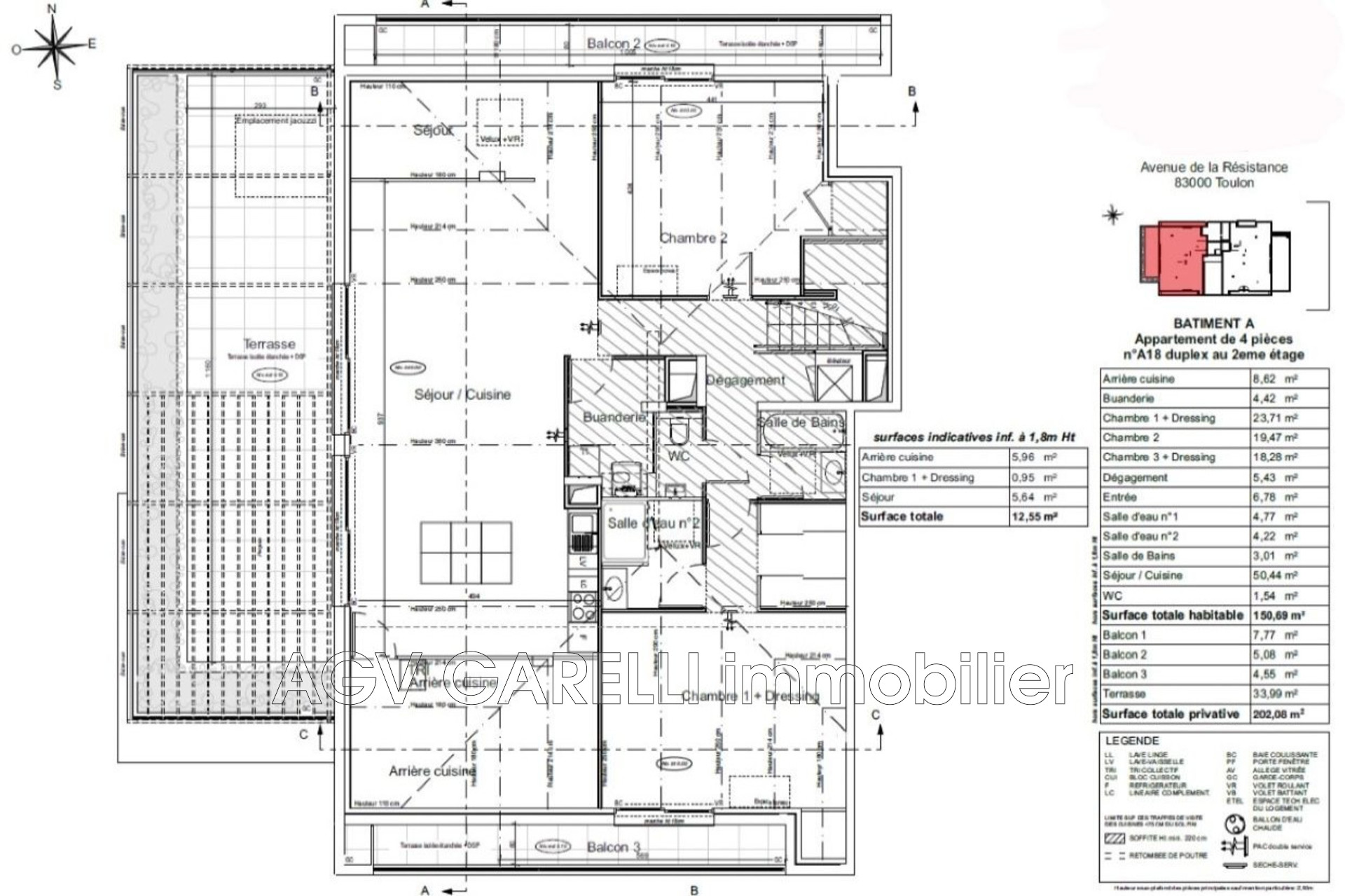 Agence immobilière de AGV GARELLI immobilier