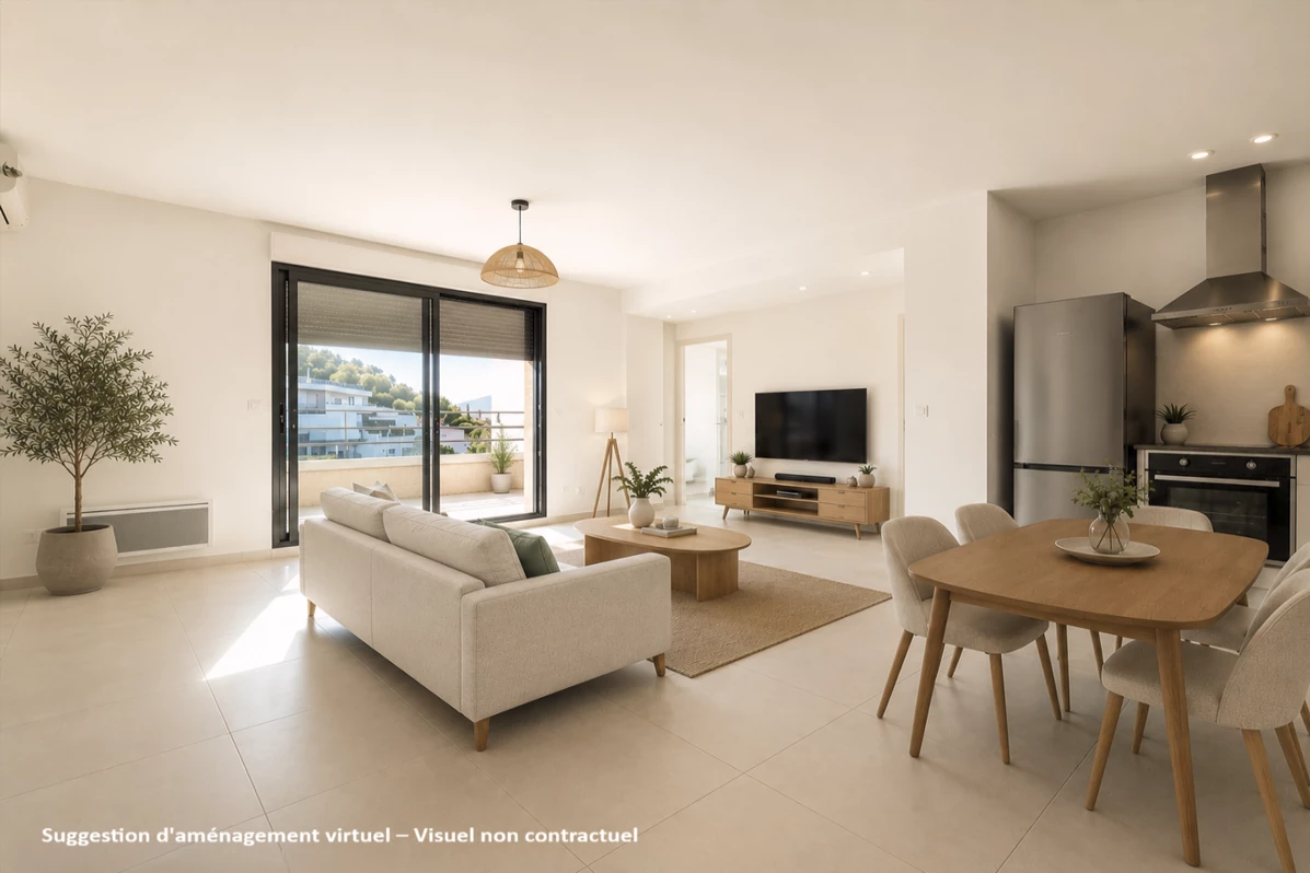 Appartement 3 pièces 58 m² · à Montpellier · 58 m² · 262 000 €