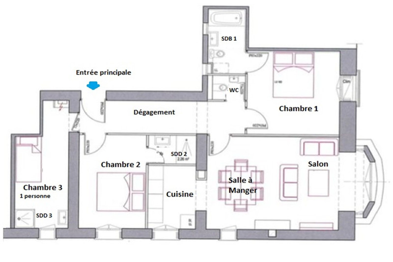 Vente appartement Monaco  