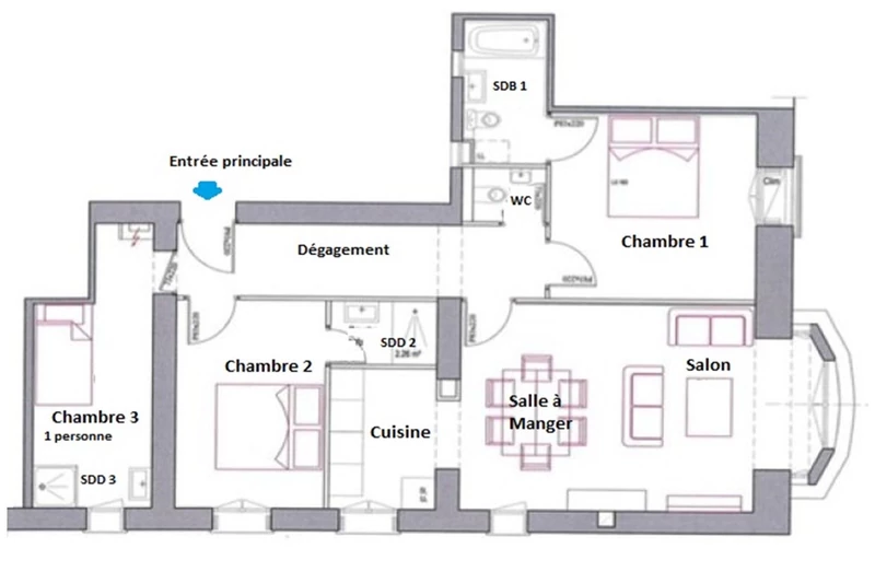 Vente appartement Monaco  