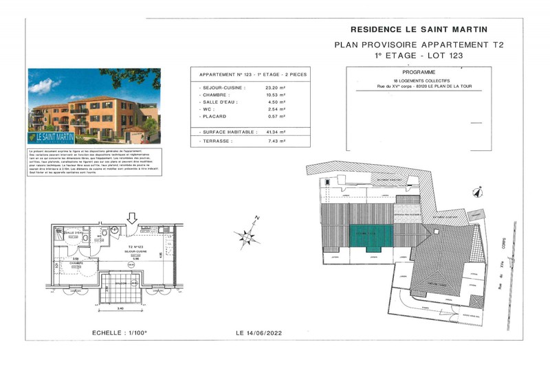 Photo n°2 - Vente appartement Le Plan-de-la-Tour 83120 - 223 000 €
