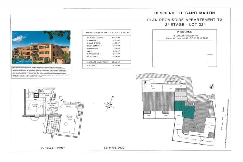 Photo n°2 - Vente appartement Le Plan-de-la-Tour 83120 - 256 000 €