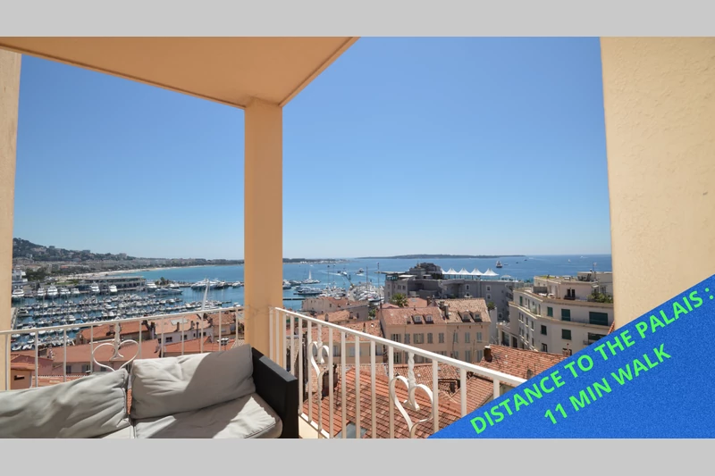 Appartement Cannes Suquet,  Location saisonnière appartement  3 pièces   65&nbsp;m&sup2;
