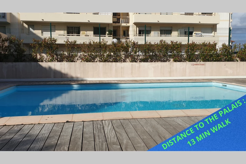 Appartement Cannes Plages du midi,  Location saisonnière appartement  2 pièces   25&nbsp;m&sup2;