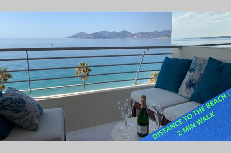 vente Appartement Cannes Plages du midi Appartement Cannes Plages du midi, Location saisonnière appartement 4 pièces 80 m²