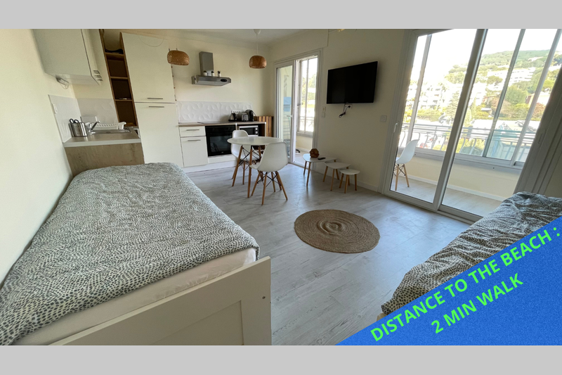 Apartment Cannes Plages du midi,  Vacation rental apartment  1 room   28&nbsp;m&sup2;