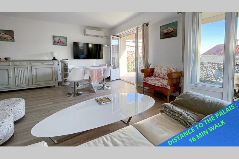 Appartement Cannes Centre-ville (carnot et environs),  Location saisonnière appartement  3 pièces   60&nbsp;m&sup2;