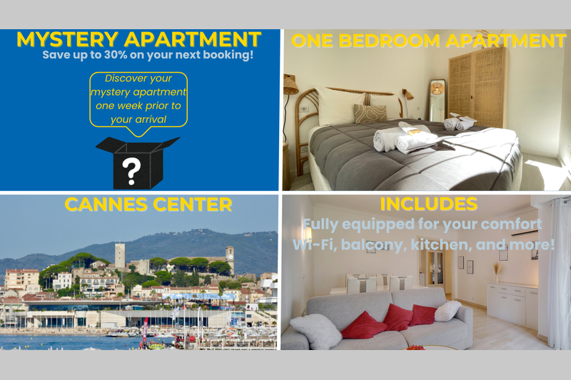 Appartement Cannes Centre-ville (banane),  Location saisonnière appartement  2 pièces  