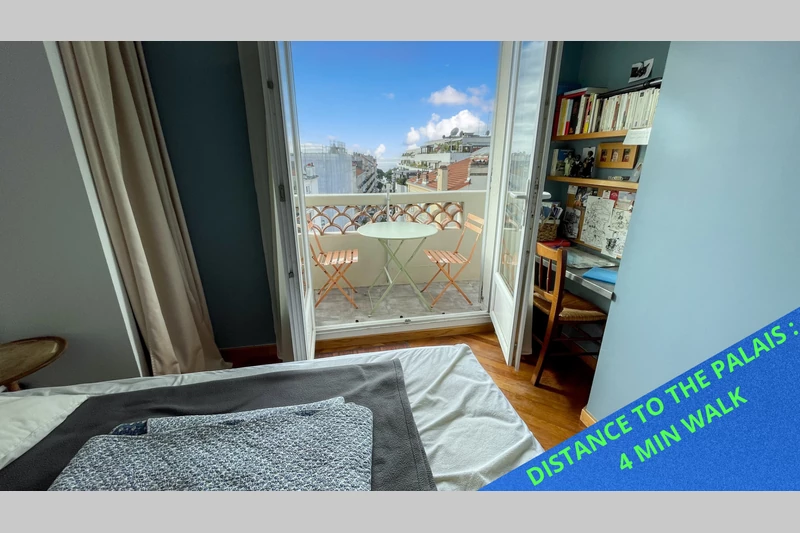Appartement Cannes  Location saisonnière appartement  2 pièces   40&nbsp;m&sup2;