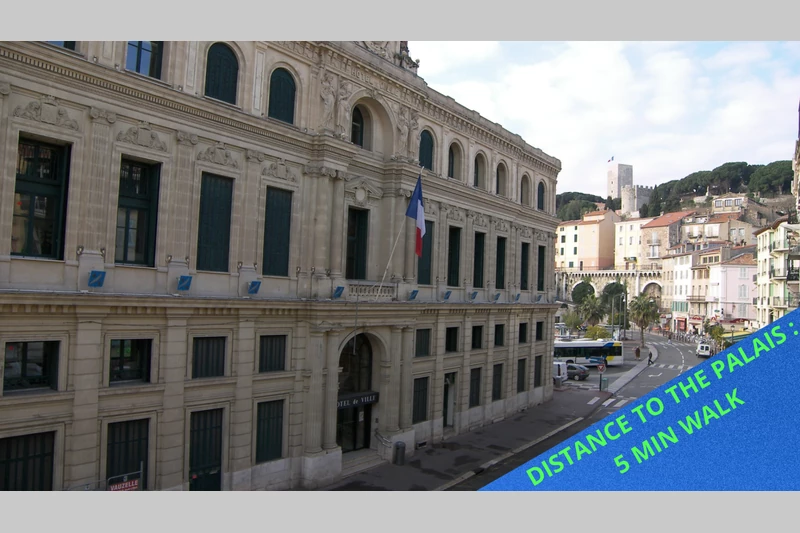 Appartement Cannes Stanislas-suquet-forville,  Location saisonnière appartement  3 pièces   70&nbsp;m&sup2;