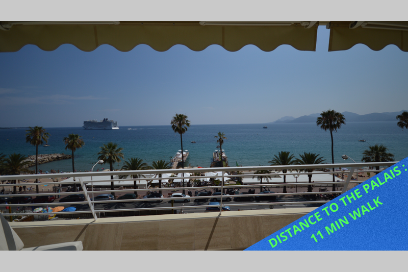 Appartement Cannes Bord de mer,  Location saisonnière appartement  5 pièces   125&nbsp;m&sup2;