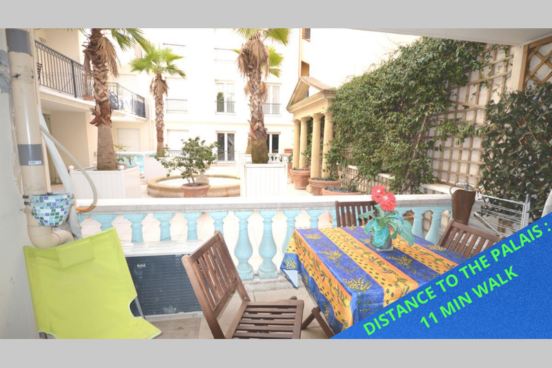 Apartment Cannes Plages du midi,  Vacation rental apartment  2 rooms   45&nbsp;m&sup2;