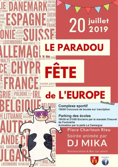 Photos FËTE DE L'EUROPE - 20 JUILLET - PARADOU  Tradition Sud Immobilière