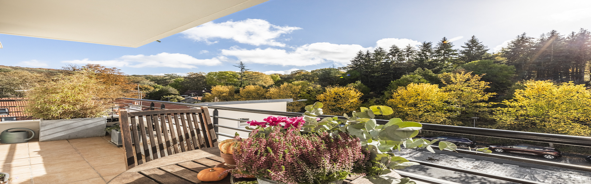 balcon vue dégagée forêt sud sans vis-à-vis