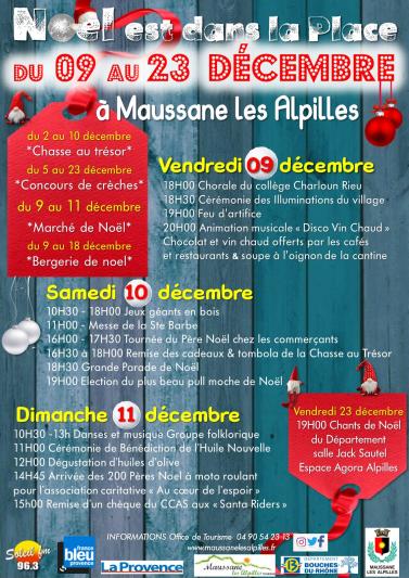 Photos NOEL EST DANS LA PLACE A MAUSSANE LES ALPILLES