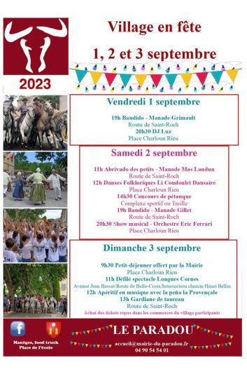 Photos VILLAGE EN FETE A PARADOU !