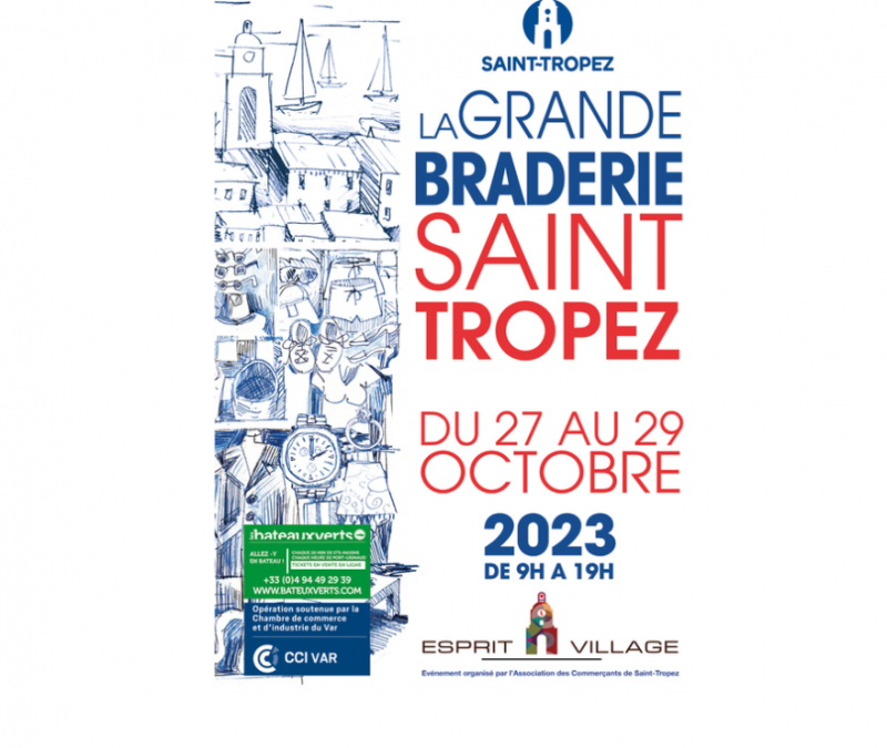 Photos Grande Braderie de Saint-Tropez du 27 au 29 octobre 2023