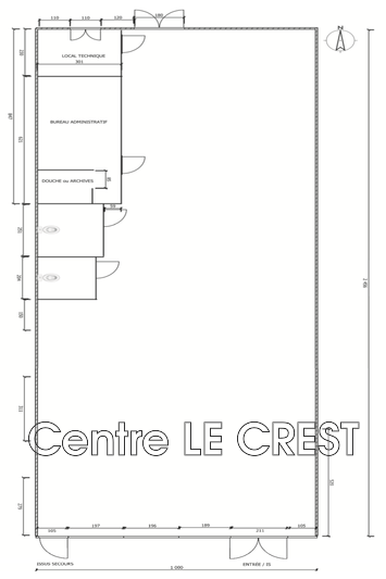 Professionnel local commercial Claira  
