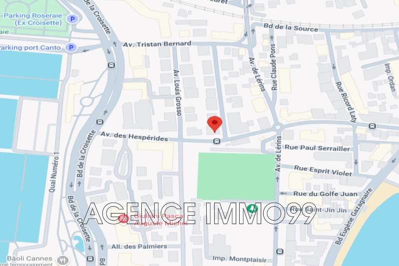 Vente garage en sous sol Cannes  