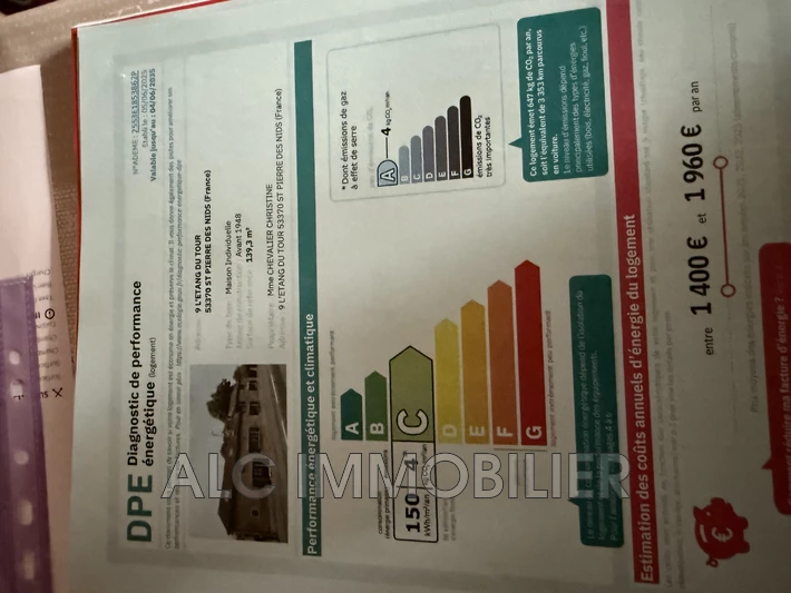 Vente maison Saint-Pierre-des-Nids  