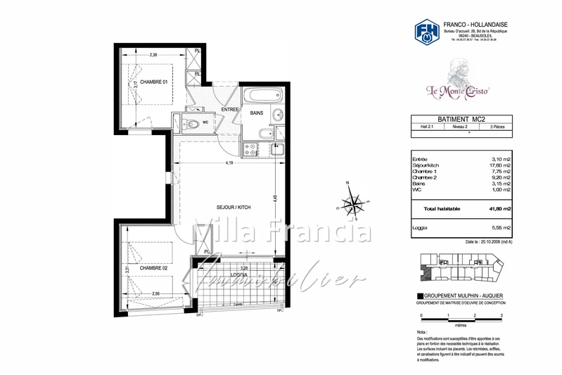 Vente Idéal investisseur Beausoleil  