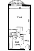 Vente studio t1 Seillons-Source-d'Argens  