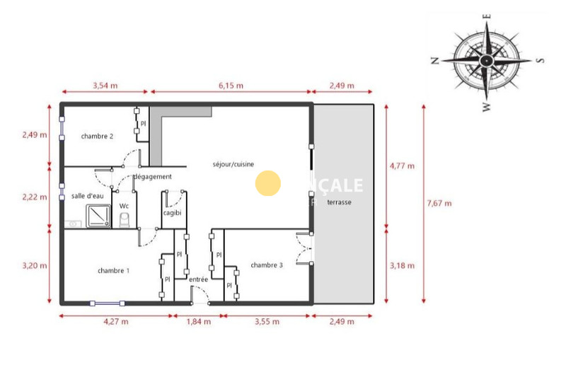 Vente appartement Châteauneuf-le-Rouge  