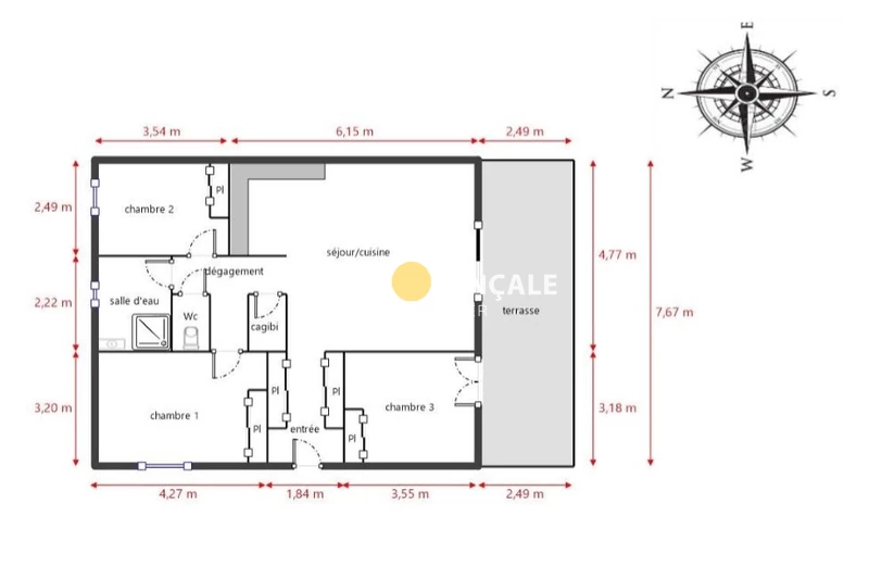 Vente appartement Châteauneuf-le-Rouge  