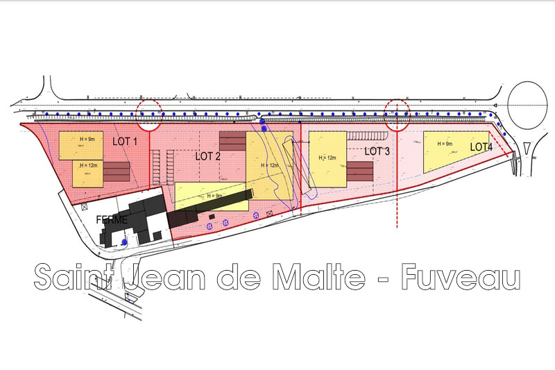 Vente terrain Rousset  