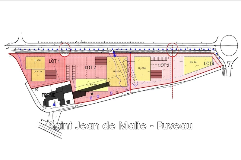 Vente terrain Rousset  
