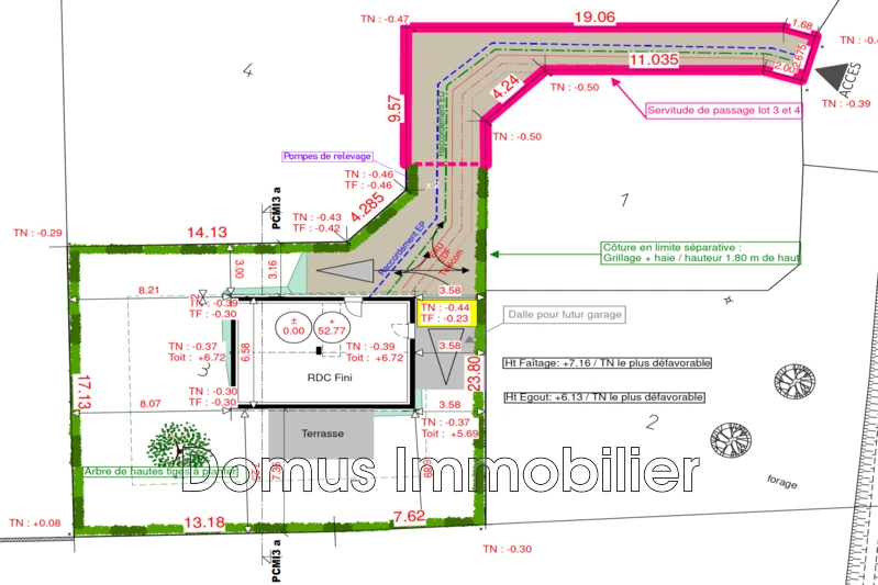 Vente terrain à bâtir Le Thor  Vente terrain à bâtir Le Thor