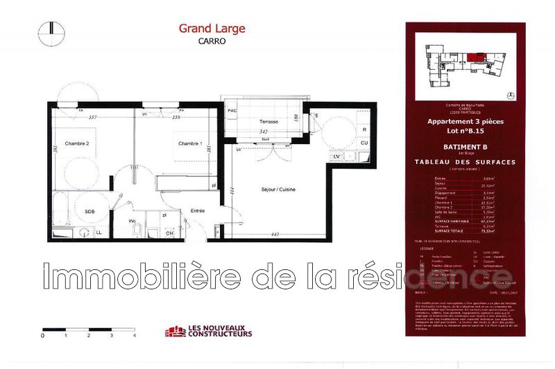 Photo Appartement Martigues Bord de mer, achat appartement 3 pièces 67 m²