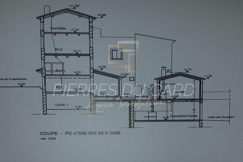 Photo Maison de village Saint-Quentin-la-Poterie Village, achat maison de village 3 chambres 145 m²