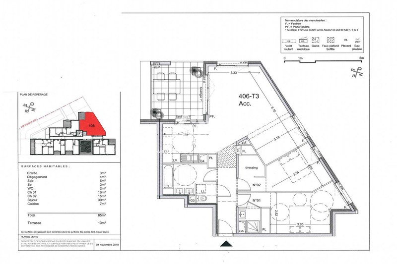 vente Appartement Montpellier Millénaire Appartement Montpellier Millénaire, achat appartement 3 pièces 85 m²