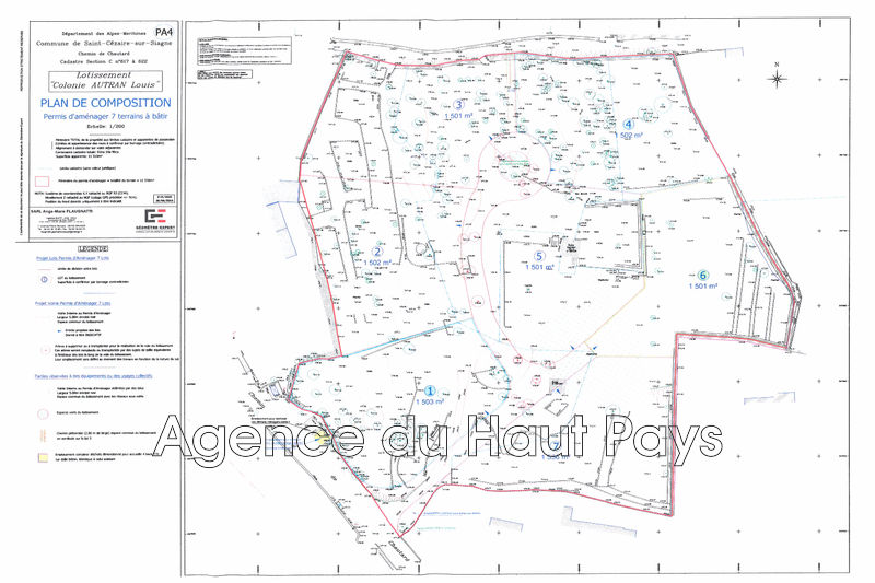 vente land Saint-cézaire-sur-siagne Nearest village Land Saint-Cézaire-sur-Siagne Proche village, to buy land 1500 m²