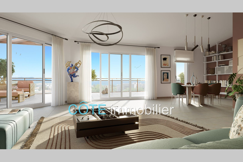 appartement  3 pièces  Antibes Proche plages  66 m² -   