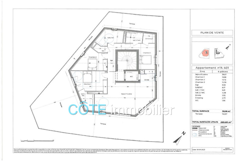 Vente appartement Antibes  
