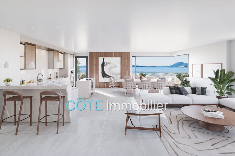 appartement  2 pièces  Juan-les-Pins Proche plages  43 m² -   