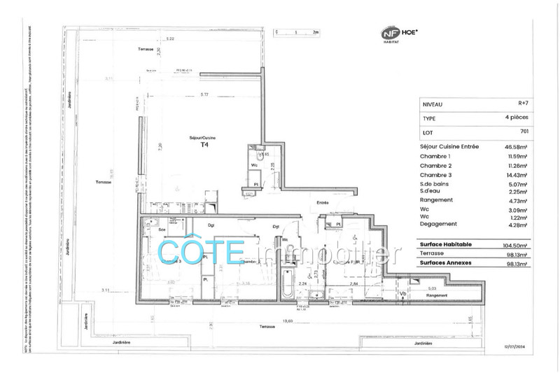 Vente appartement Juan-les-Pins  