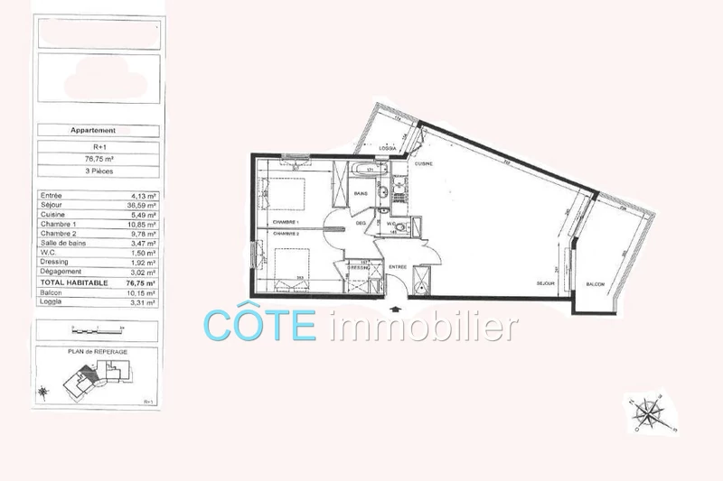 Vente appartement Antibes  