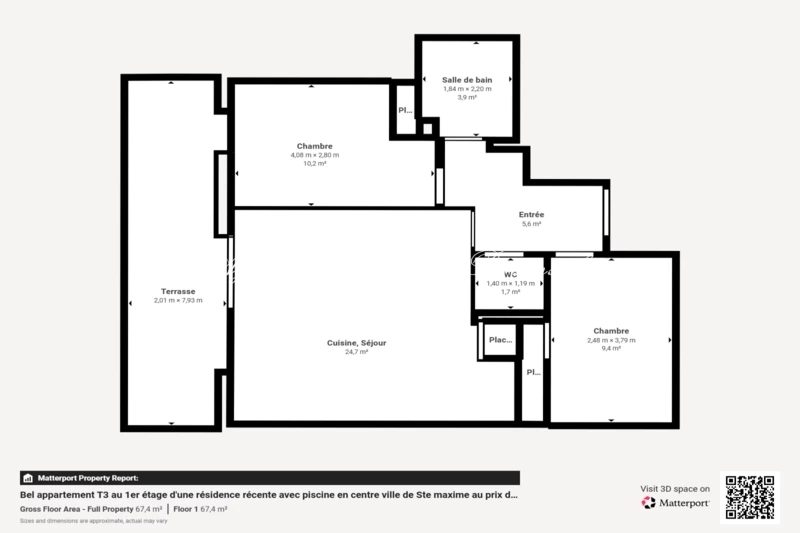 Vente appartement Sainte-Maxime  