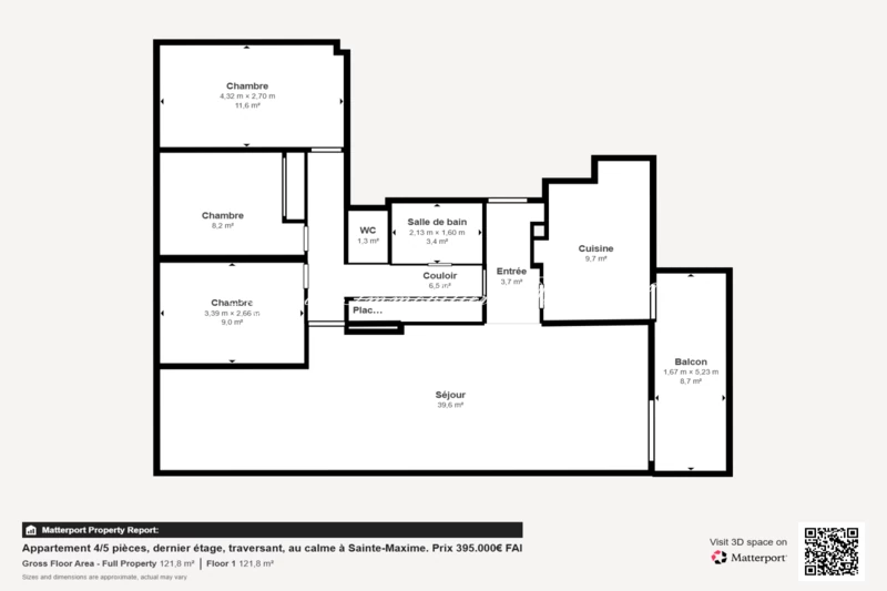 Vente appartement Sainte-Maxime  