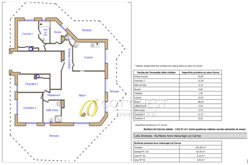 Vente appartement Nice  