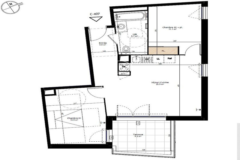 Vente appartement Montpellier  