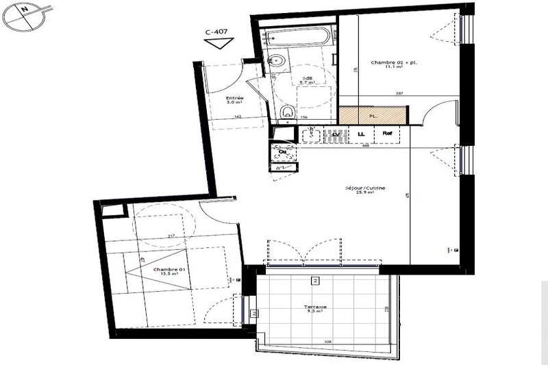 Vente appartement Montpellier  