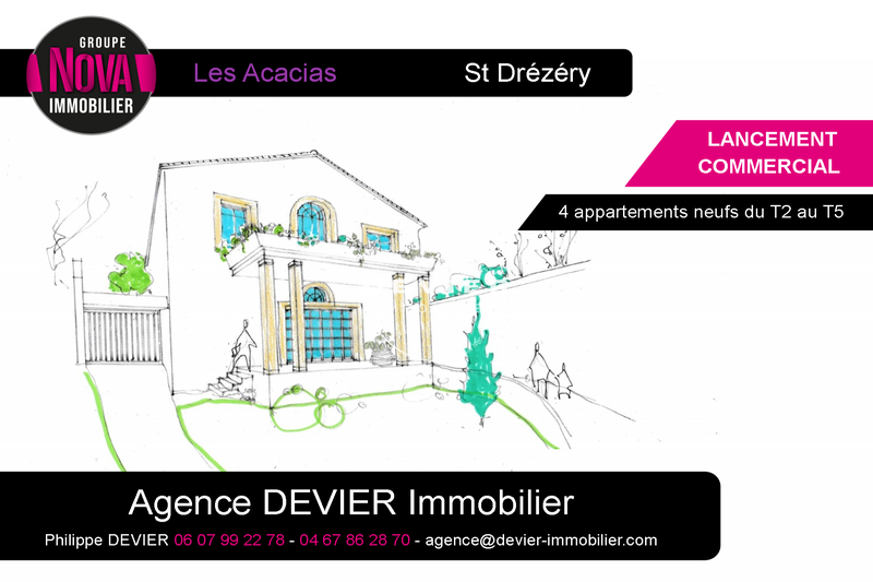 vente Appartement Saint-drézéry Appartement Saint-Drézéry achat appartement 2 pièces 49 m²